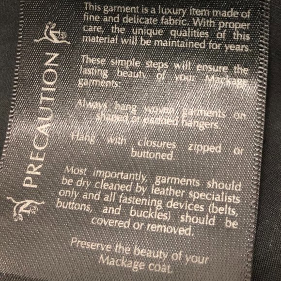 Mackage Hooded Jacket with Leather Accent Pockets - Size S - Picture 9 of 9